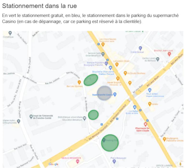 Le Montjoux, appartement calme, toutes commodités Besanzón Exterior foto